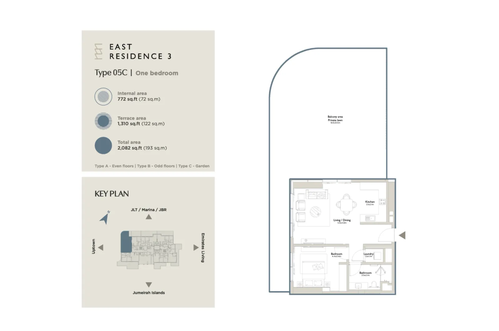 Floor plan for Type 05C