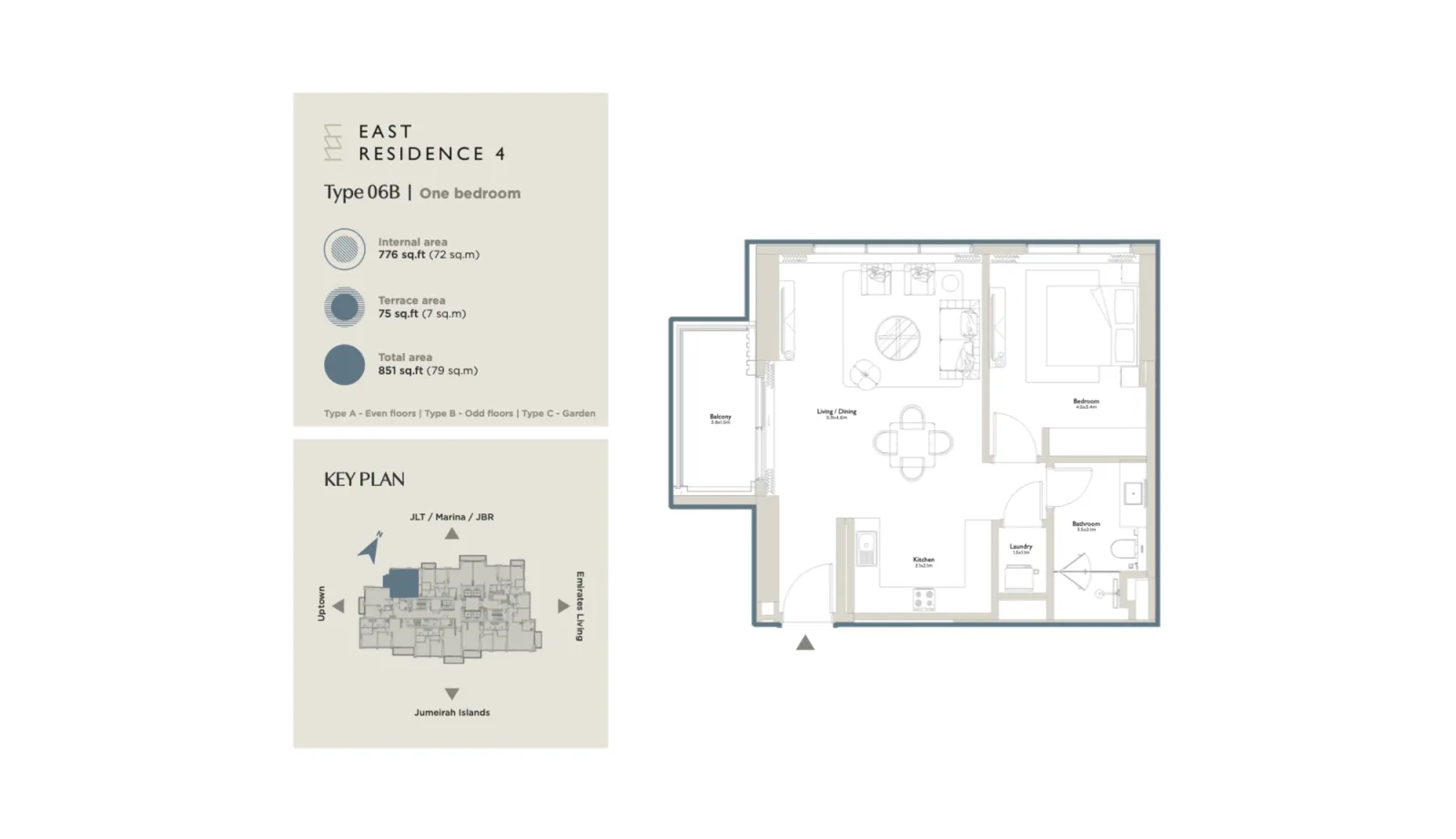 Floor plan for Type 06B