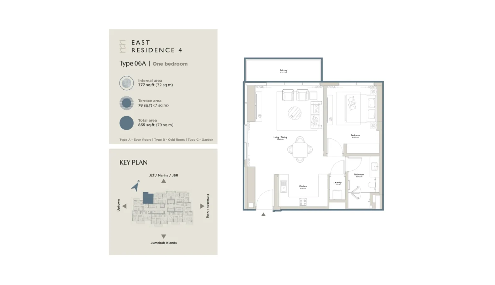 Floor plan for Type 06A