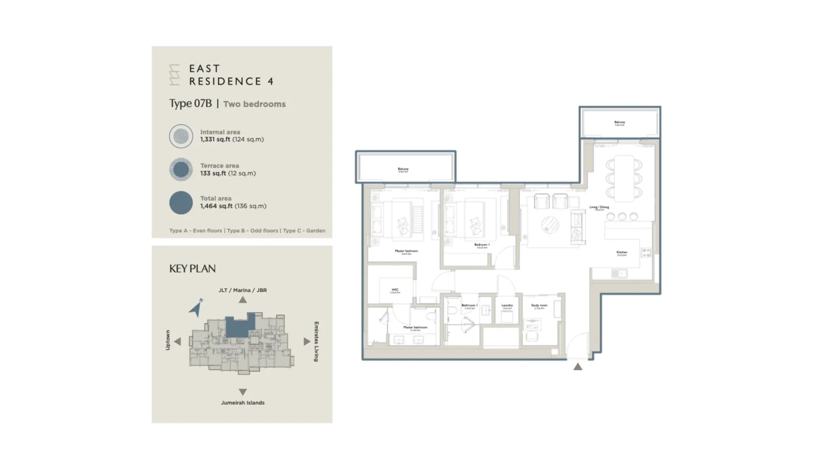 Floor plan for Type 07B