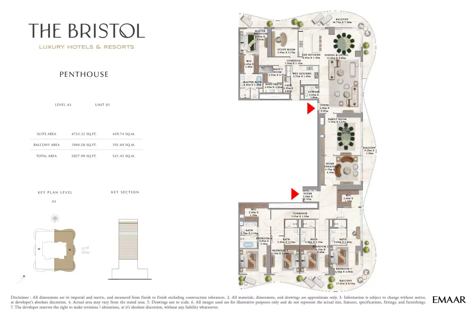 Floor plan for Type 1