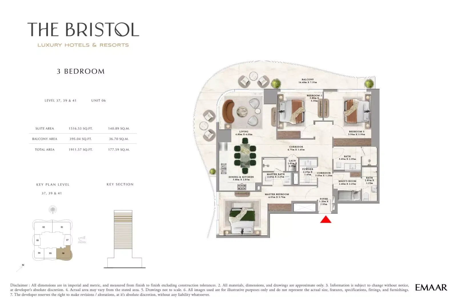 Floor plan for Type 4