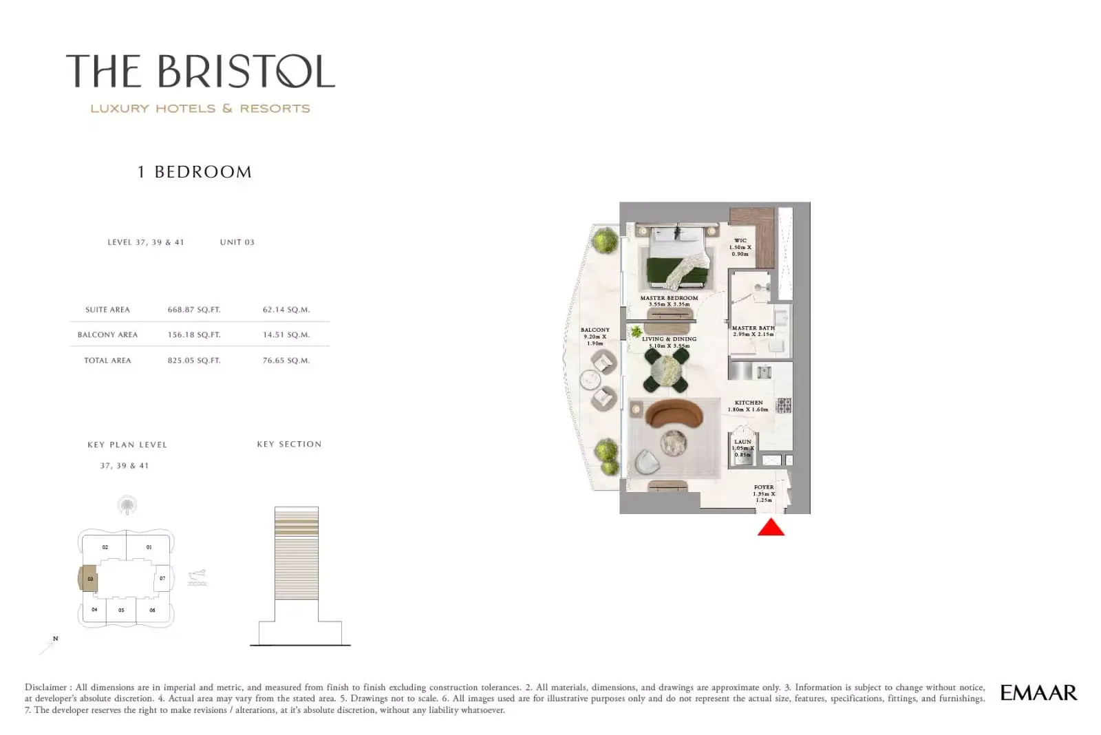 Floor plan for Type 1