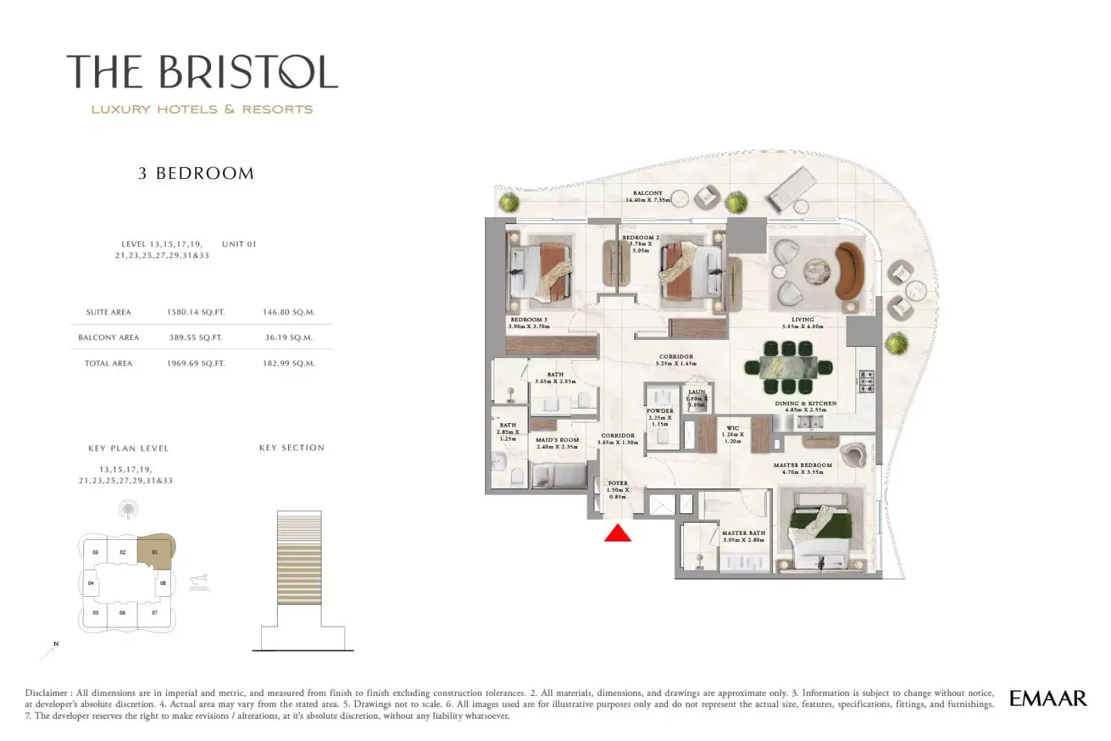 Floor plan for Type 1
