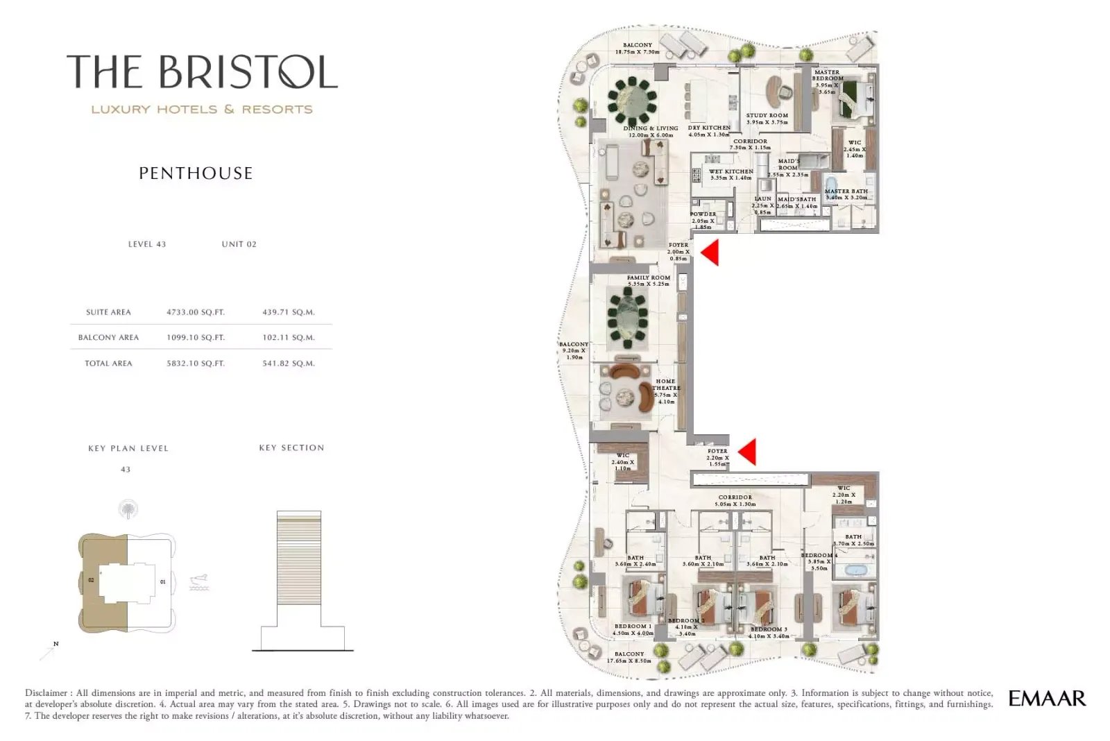 Floor plan for Type 4