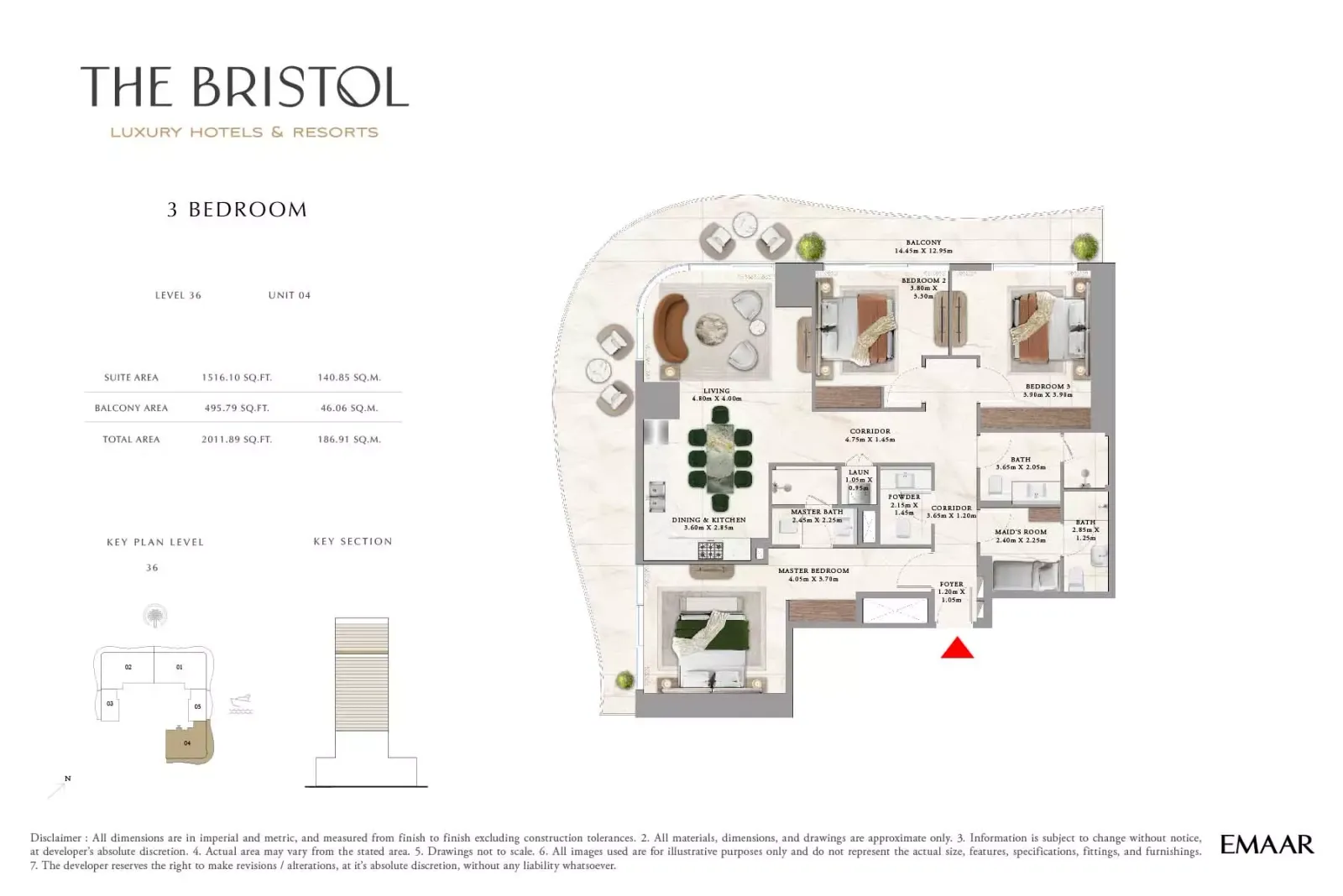 Floor plan for Type 3