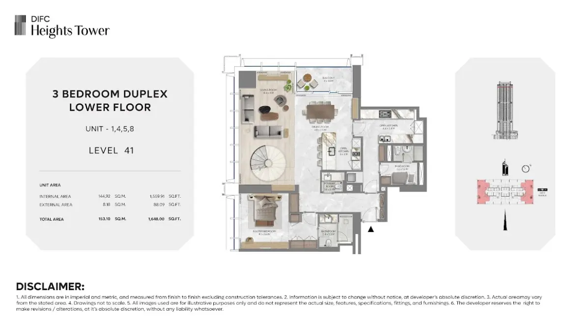 Floor plan for Duplex