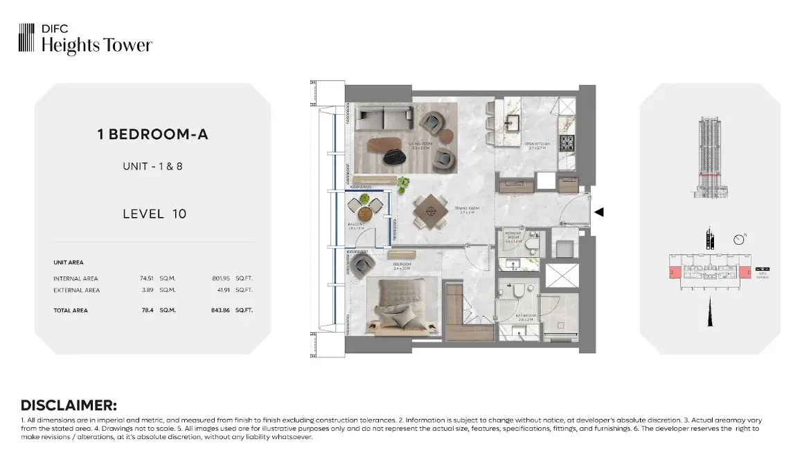 Floor plan for Type A