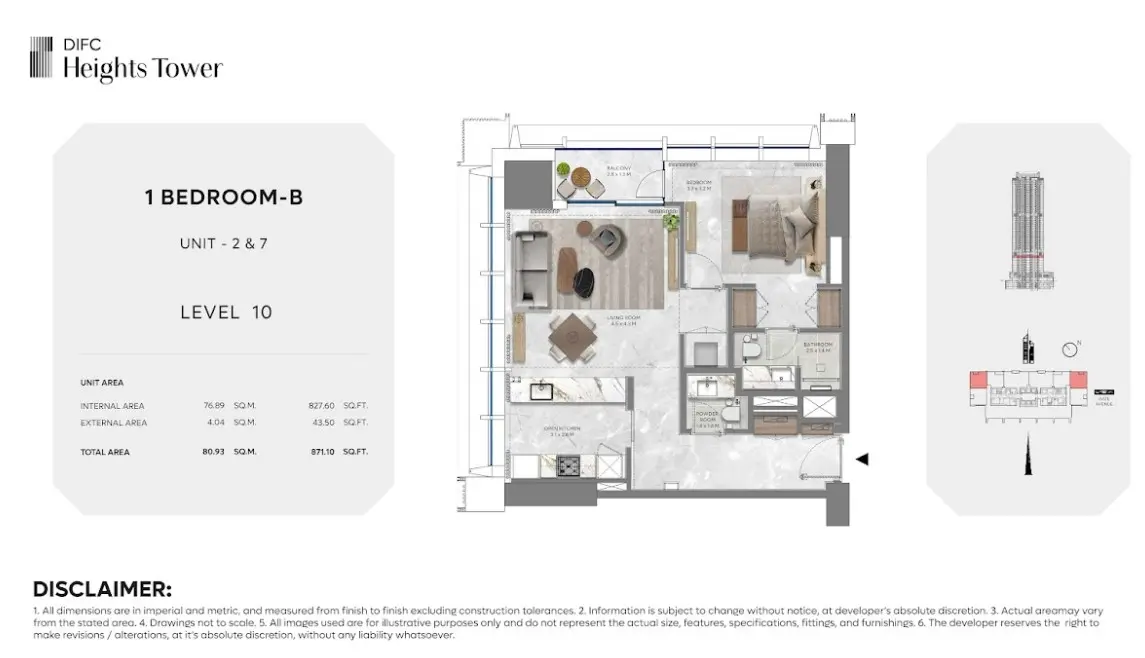 Floor plan for Type B