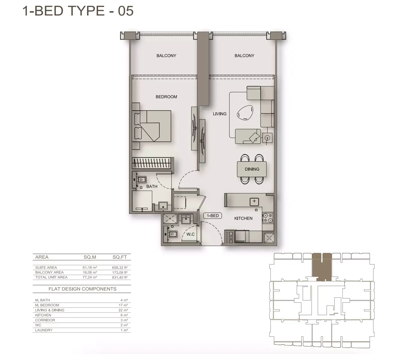 Floor plan for Type 05