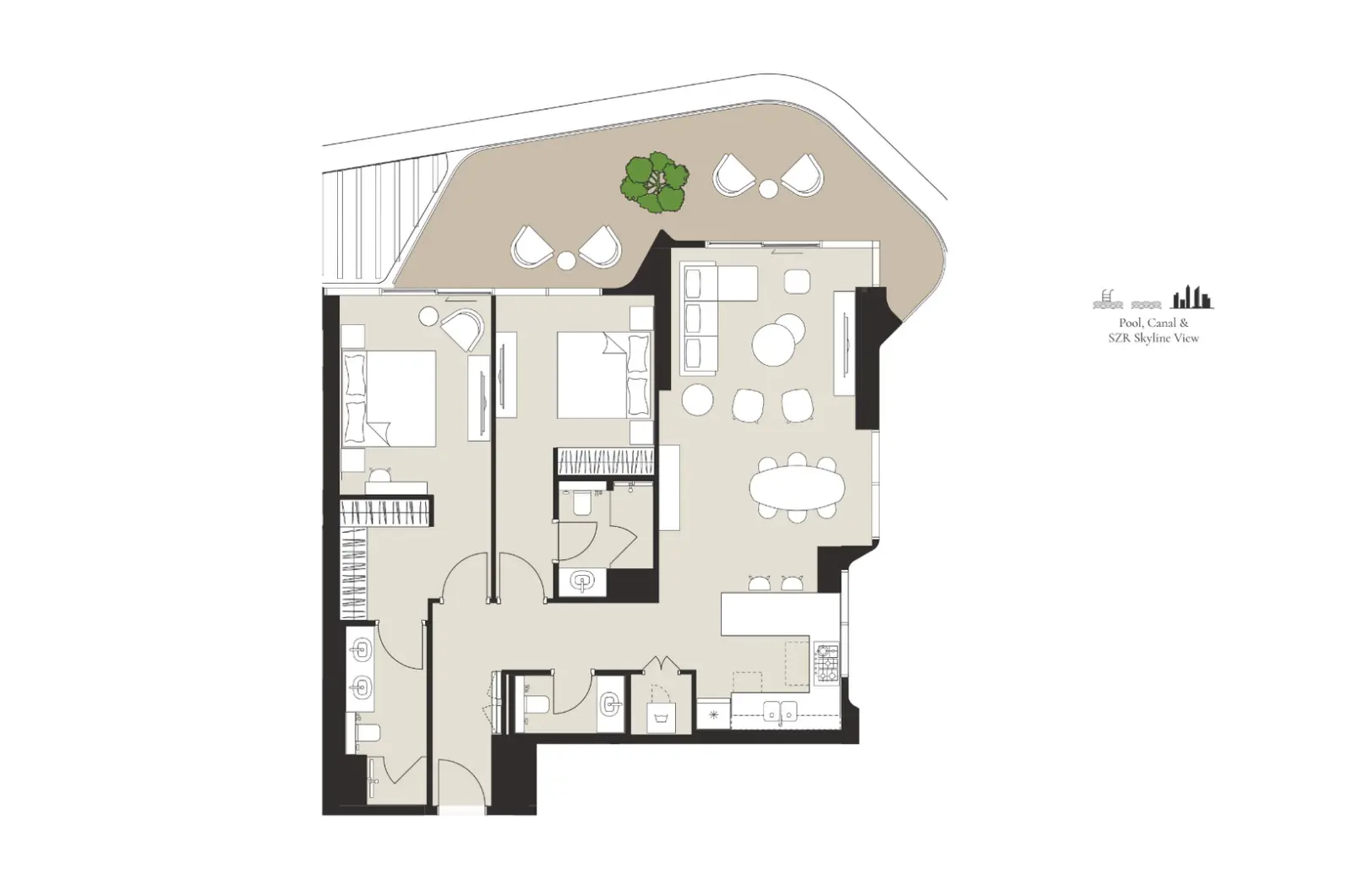 Floor plan for Type C