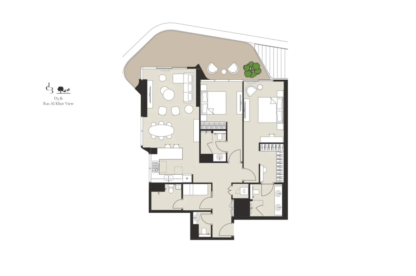 Floor plan for Type A