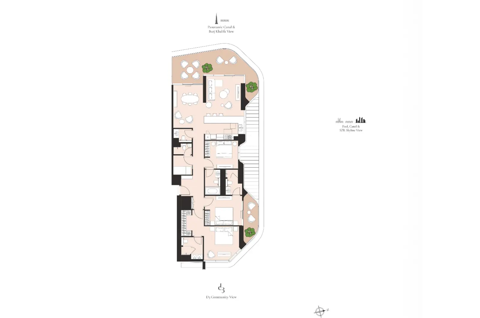 Floor plan for Type A