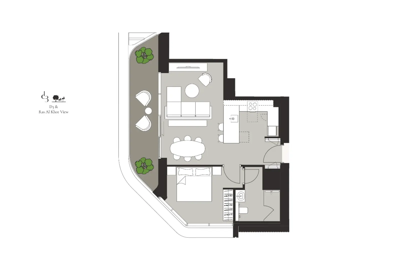 Floor plan for Type A