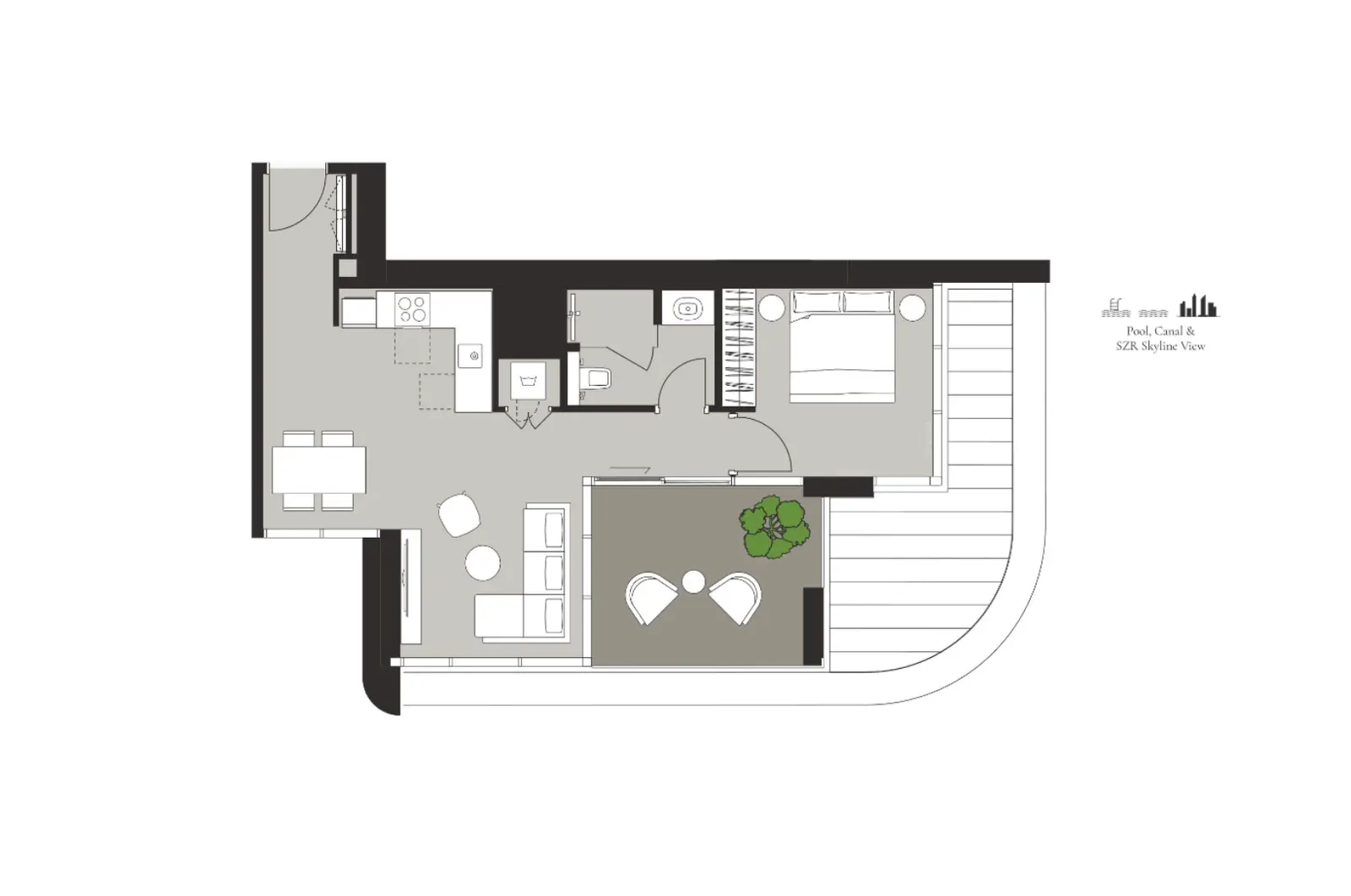 Floor plan for Type B